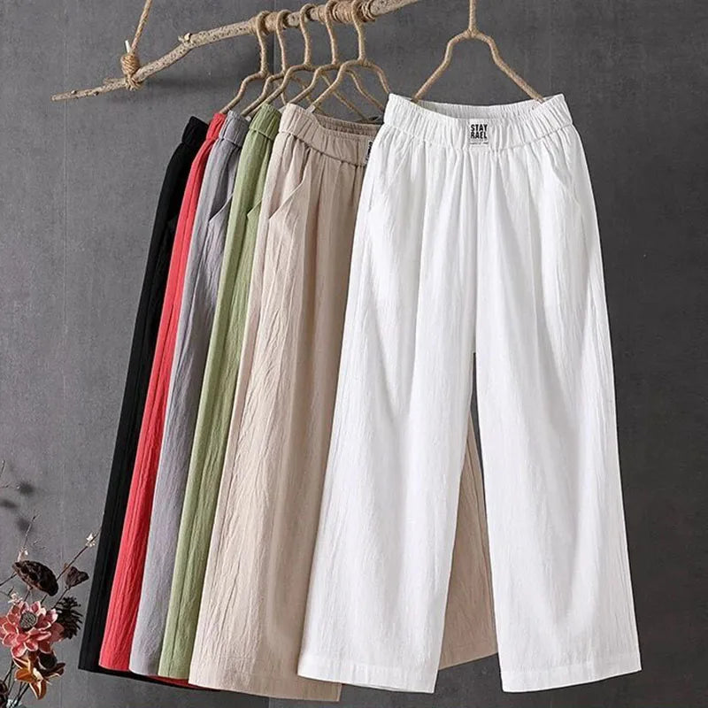 Luna Linen Relaxed Trousers