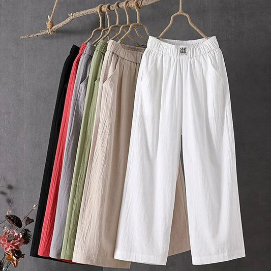 Luna Linen Relaxed Trousers