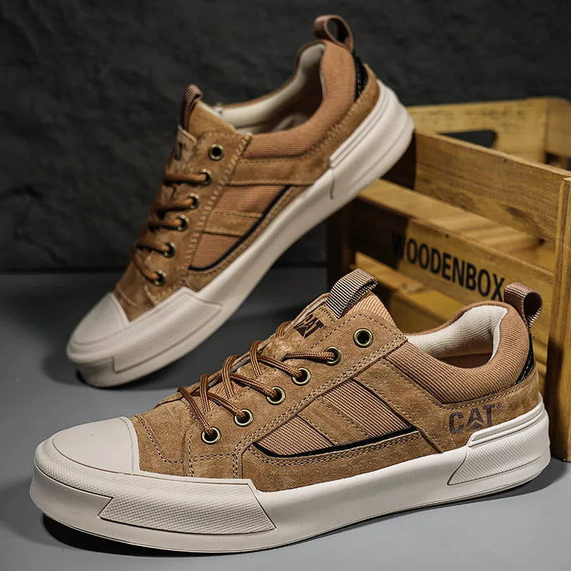 CAT® UrbanStride Leather Sneakers - Kamoori