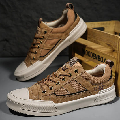 CAT® UrbanStride Leather Sneakers - Kamoori