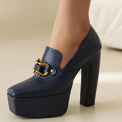 THE SYLVIA PLATFORM HEELS