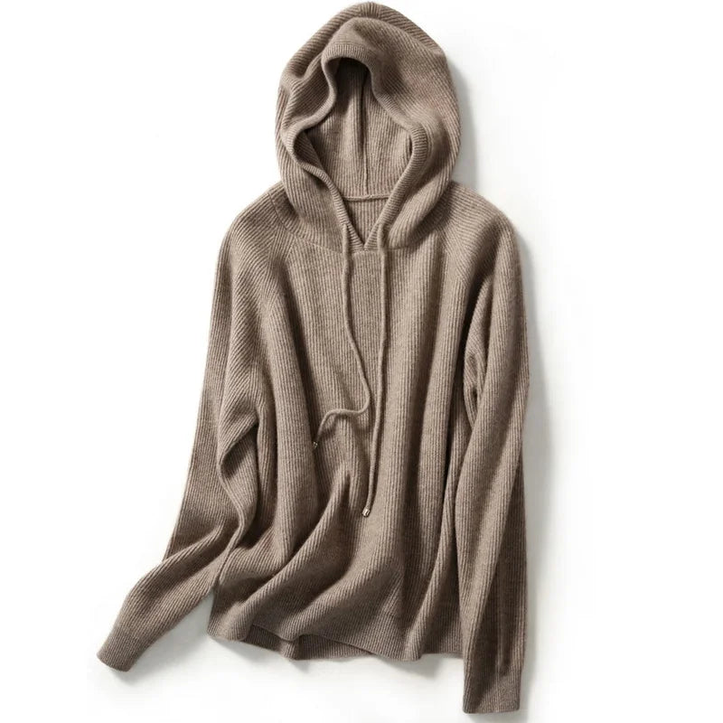 Elara Cashmere Hoodie