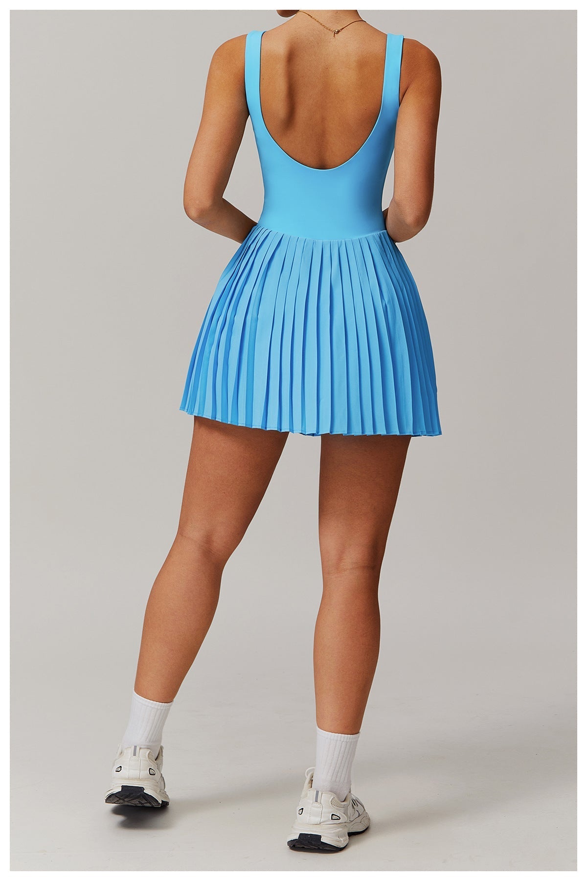 Sporty Pleated Dress