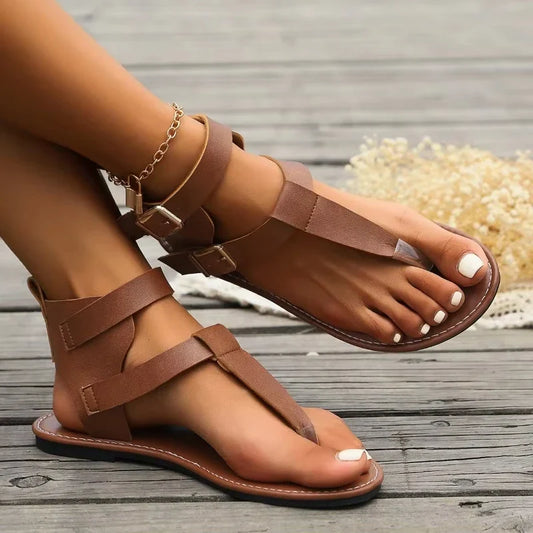 Avelyn Leather Sandals
