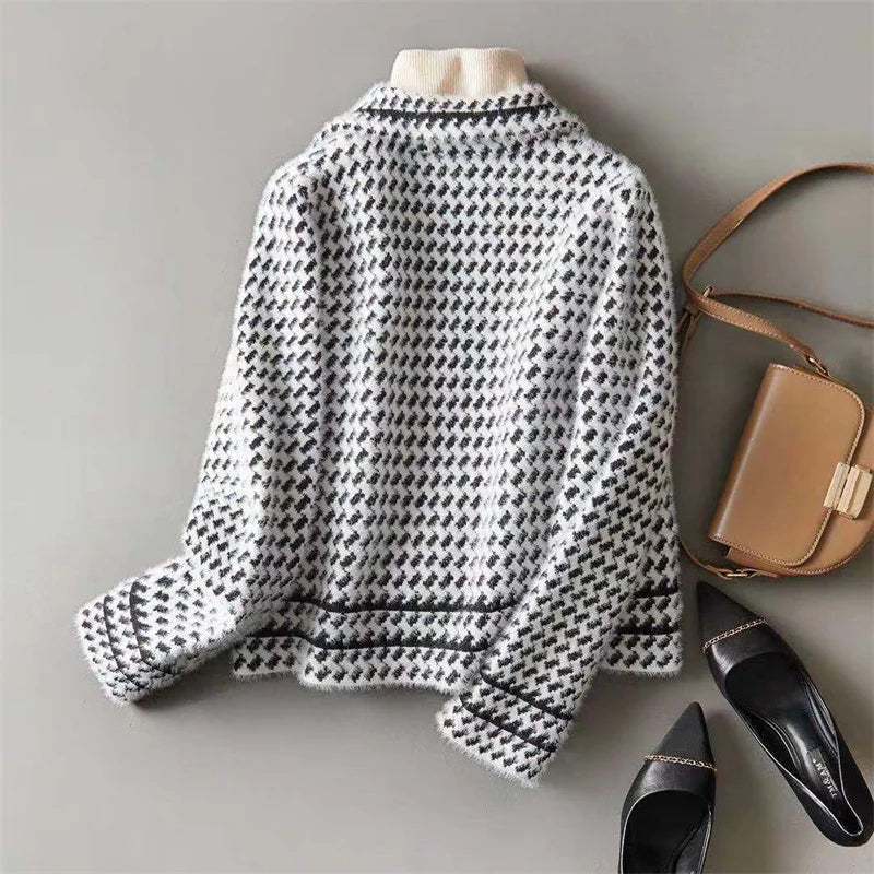 Celeste Houndstooth Jacket