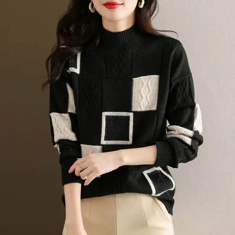 Mélange Knit Sweater