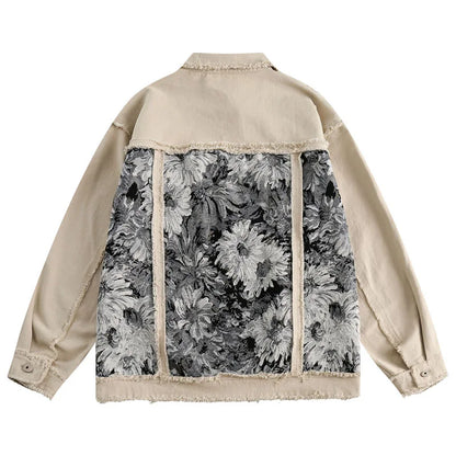 Hikari Floral Denim Jacket