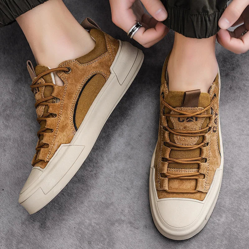 CAT® UrbanStride Leather Sneakers - Kamoori