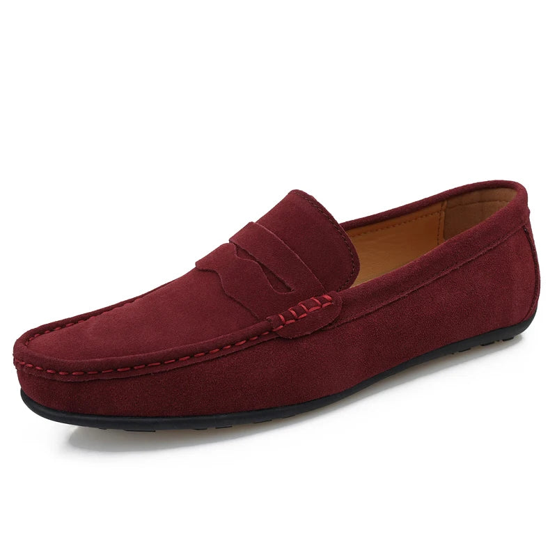 LE DREUX SUEDE LOAFERS