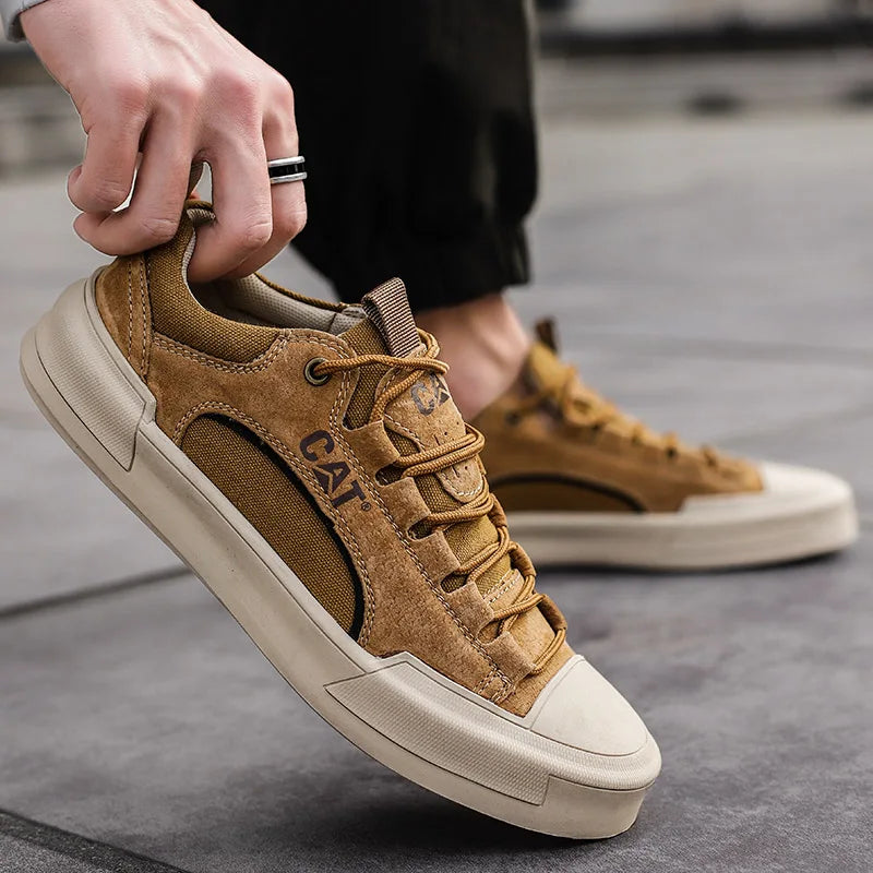 CAT® UrbanStride Leather Sneakers - Kamoori