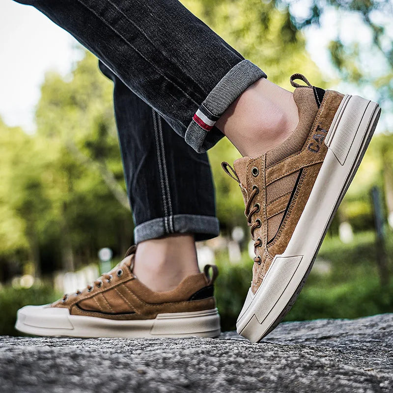 CAT® UrbanStride Leather Sneakers - Kamoori