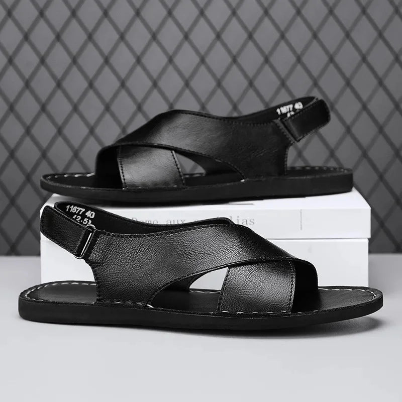 Monaco Genuine Leather Sandals