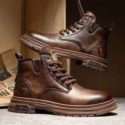 Rustic Forge Leather Boots