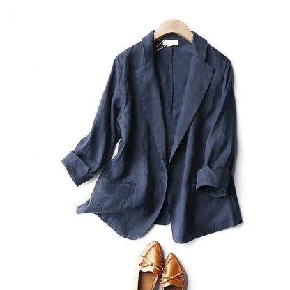Whispered Linen Blazer