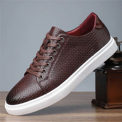 Beaumont Leather Weave Sneakers