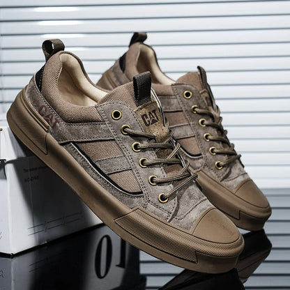 CAT® UrbanStride Leather Sneakers - Kamoori