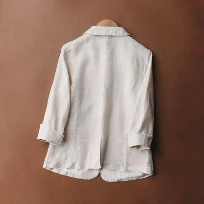 Whispered Linen Blazer
