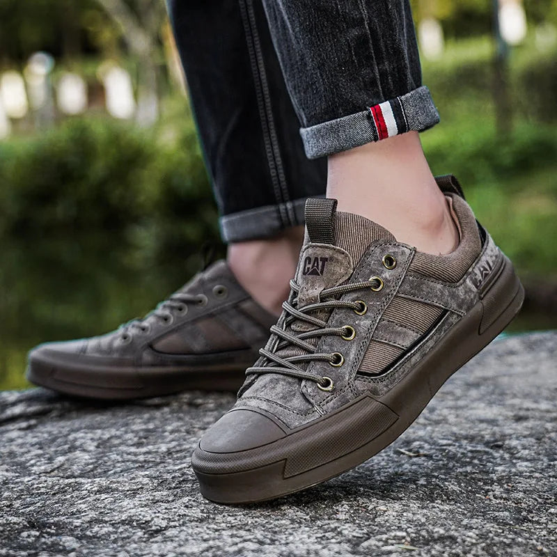 CAT® UrbanStride Leather Sneakers - Kamoori