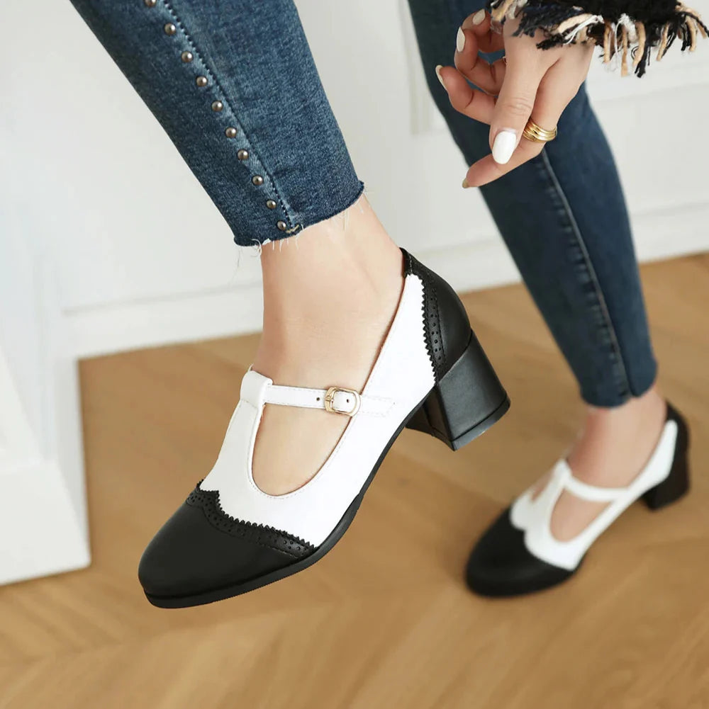 Mary Jane Block Heels