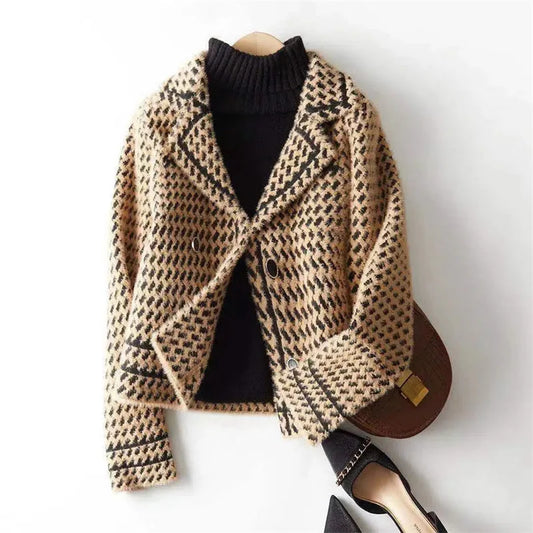 Celeste Houndstooth Jacket