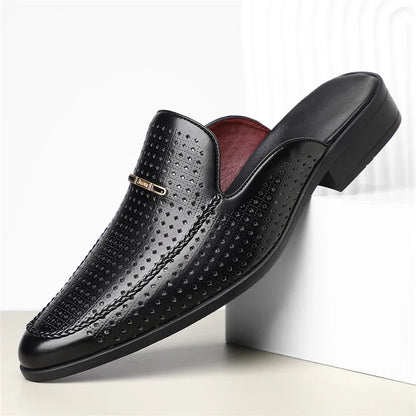 Roucier Genuine Leather Mules