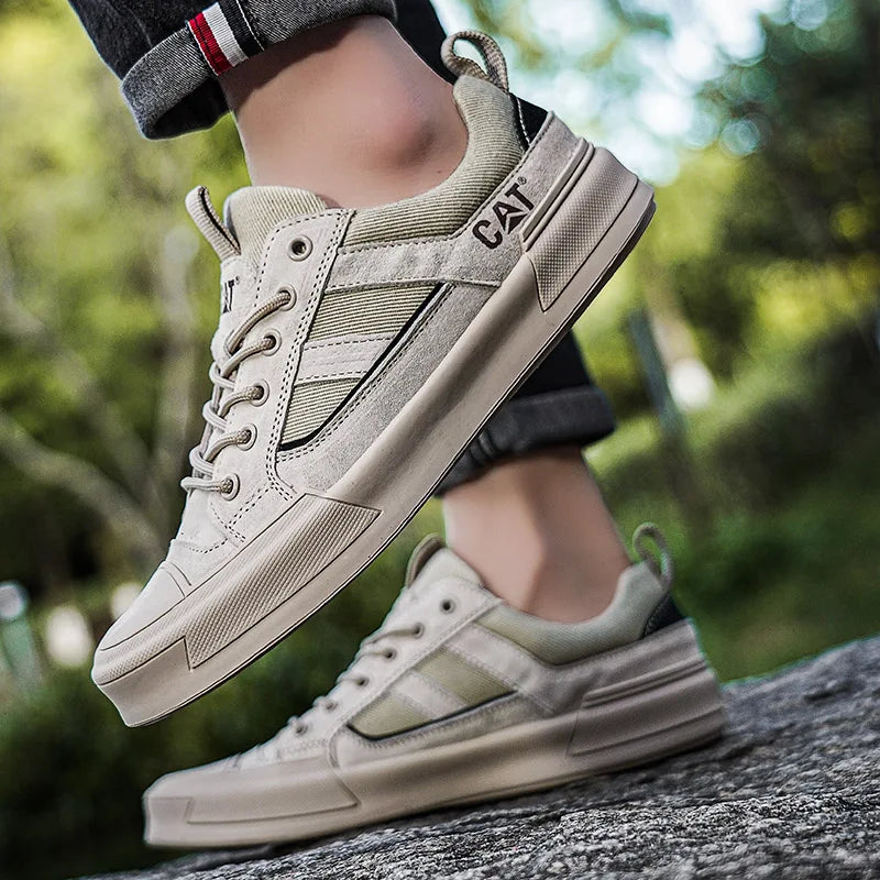 CAT® UrbanStride Leather Sneakers - Kamoori