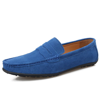 LE DREUX SUEDE LOAFERS