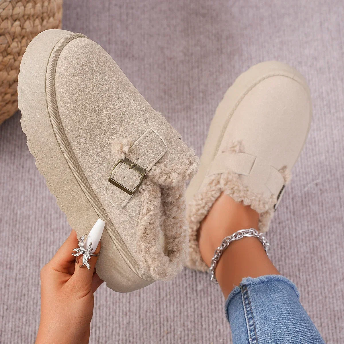 Velvet Comfort Slippers