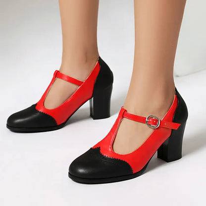 Mary Jane Block Heels