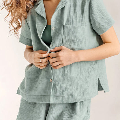 Serene Linen PJ Set