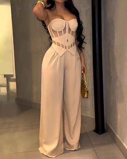 The Bandeau  Wide-Leg Jumpsuit