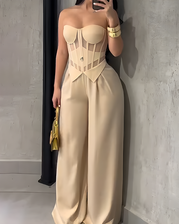 The Bandeau  Wide-Leg Jumpsuit