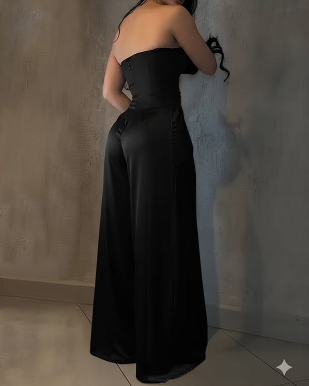 The Bandeau  Wide-Leg Jumpsuit
