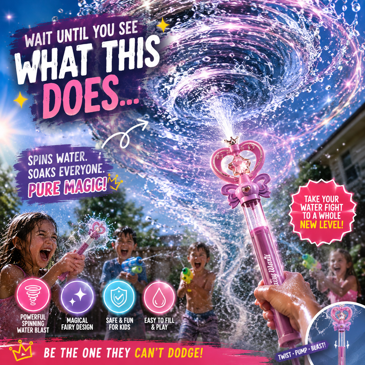 The Twinkle Fairy Tornado Wand