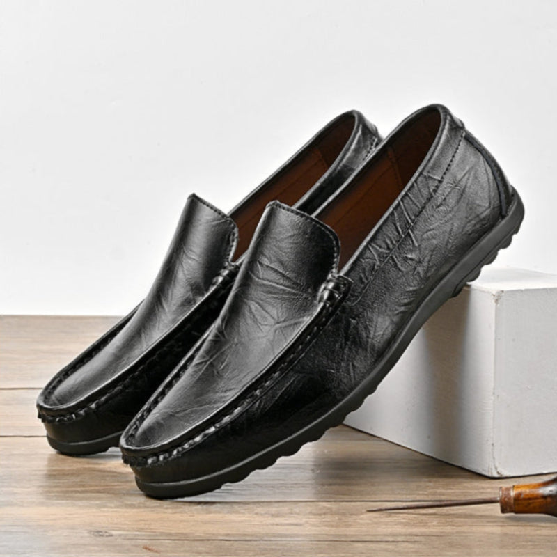 AMARI LEATHER LOAFERS