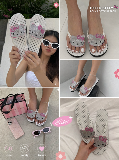 Hello Kitty Rhinestone Slippers