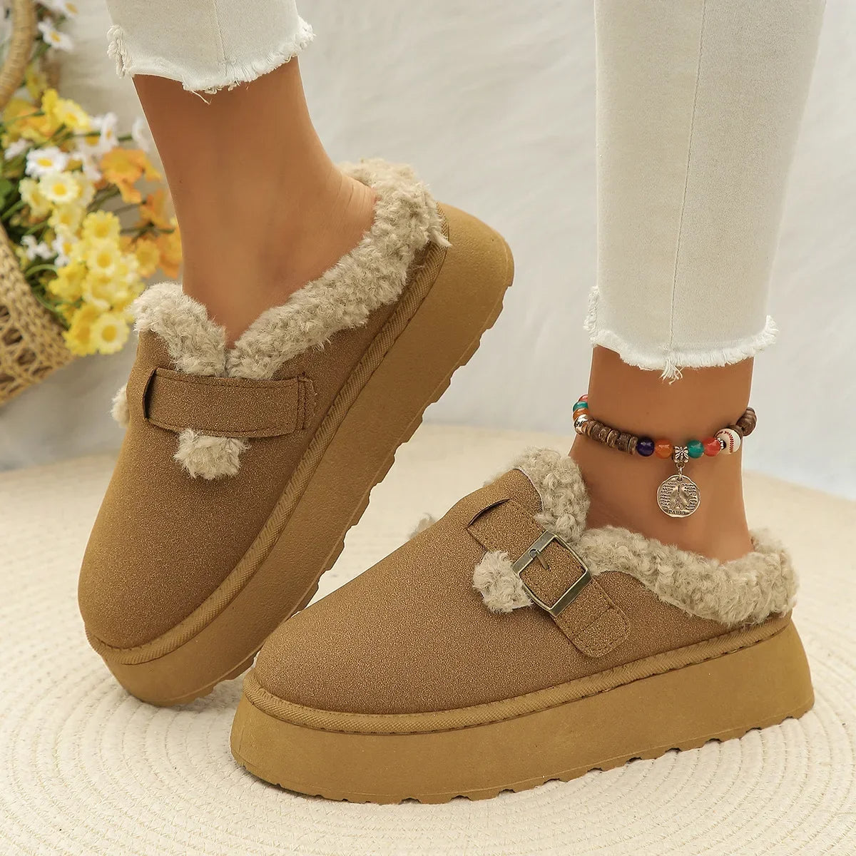 Velvet Comfort Slippers