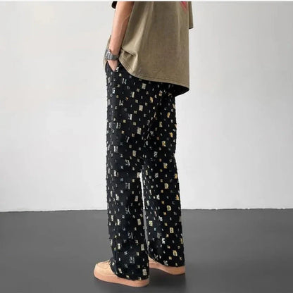 MOSAIC - STRAIGHT FIT PANTS