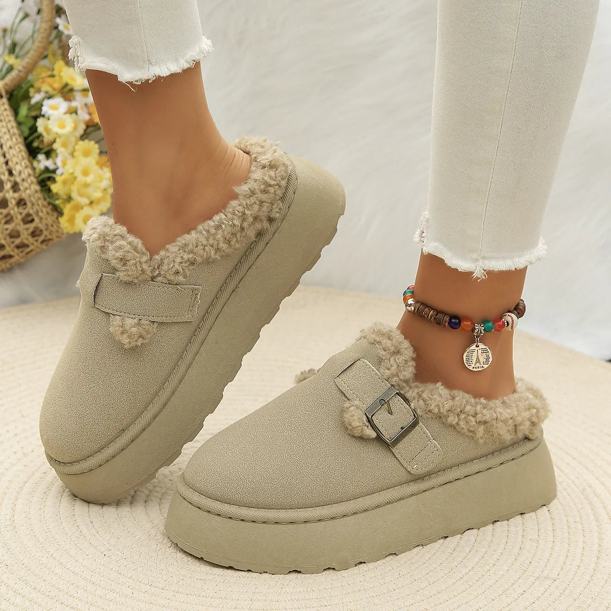 Velvet Comfort Slippers