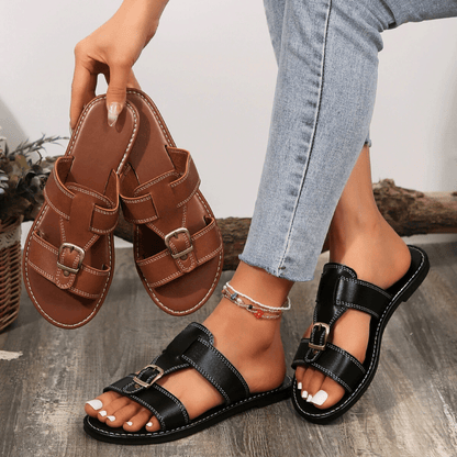 Roma Buckle Sandals